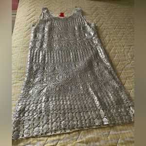 Sleeveless Metallic Midi Dress by Joe Fresh